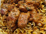 Slow Cooker Pork or Chicken Stroganoff