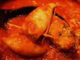 Stuffed Squid (Calamari) In Tomato Sauce