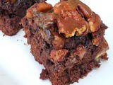 Turtle Cake Mix Brownies