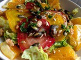 Beetroots and orange salad