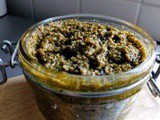 Brussels sprout top pesto