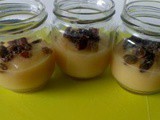 Compote with apples, pear and sultanas