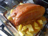 Honey and mustard roasted gammon