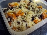 Lunch box: Semolina with sultanas and carrots
