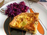 Quiche made with green squash
