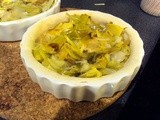 Quiche with leeks/leeks pie