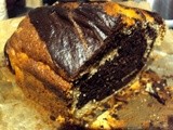 Yogurt cake with chocolate touch