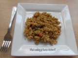 Quinoa in tamarind sauce