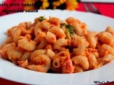 Pasta with roasted vegetable sauce