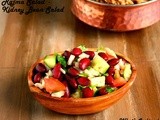 Rajma Chaat/Salad - Kidney Bean Salad