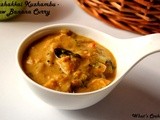 Vazhakkai Kuzhambu - Raw Banana Curry