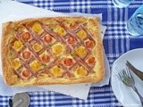 Brzi lisnati quiche s pancetom i pumidorima