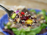 California Quinoa Salad {with Piña Colada Dressing}