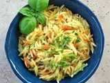 Cheesy Vegetable Orzo