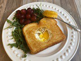 Egg-in-a-Hole Grilled Cheese Sandwich