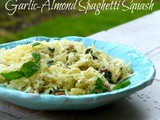 Garlic-Almond Spaghetti Squash {Recipe}