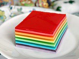 Layered Rainbow Jello