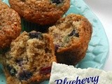 Low-Fat Blueberry Banana Muffins