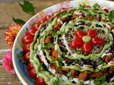 Potluck-Worthy Big {Cuban} Salad with Spicy Maple-Lemon Cashew Sauce