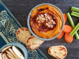 Red Pepper Walnut Dip with Pomegranate Molasses {Muhammara}