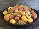 Rosemary Roasted Potatoes with Honey-Lemon Butter