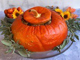 Thanksgiving Roast Stuffed Pumpkin