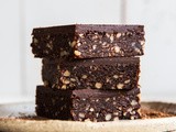 Baked Chocolate and Walnut Brownie