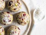 Cranberry and Pistachio Bliss Balls