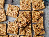 Five Ingredient Choc Chip Muesli Bars