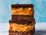 High Protein Salted Caramel Slice