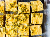 Quick and Easy Passionfruit Slice