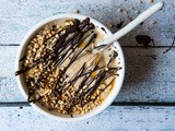 Quick and Easy Snickers Smoothie Bowl