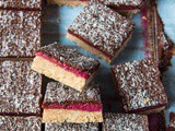 Raspberry and Coconut Slice