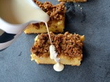 Apple Crumble Cake With Cream