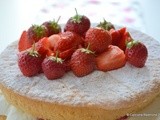 Strawberry Cream Cake