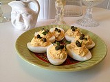 Bacon Beercheese Deviled Eggs