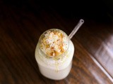 Greek Yogurt-Nog Smoothie {Egg-less Eggnog}