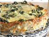 Kale, Potato, and Gouda Quiche