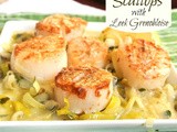 Scallops with Leek Grenobloise