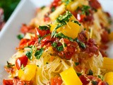 Spaghetti squash gremolata