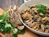 Wild Rice with Oyster Mushrooms