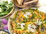 Asparagus and Smoked Salmon Frittata