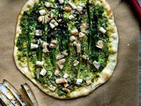 Ramp Pesto Pizza with Razor Clams