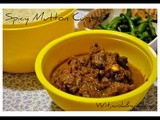 A specially spiced Mutton curry and Subho Mahanavami to all