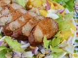 Asian Pork Tenderloin and Pineapple Salad