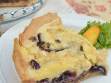 Caramelized Onion and Blue Cheese Quiche