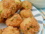 Crumbed Mushrooms with Blue Cheese Sauce