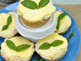 Lemon Cheesecake in Bread Bowls