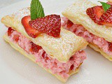 Strawberry Cream Pastries