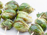 Festive Brussels Sprout Kabab with Sweet Chili Sauce